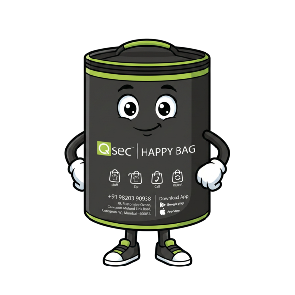 Qsec Happy Bag mascot